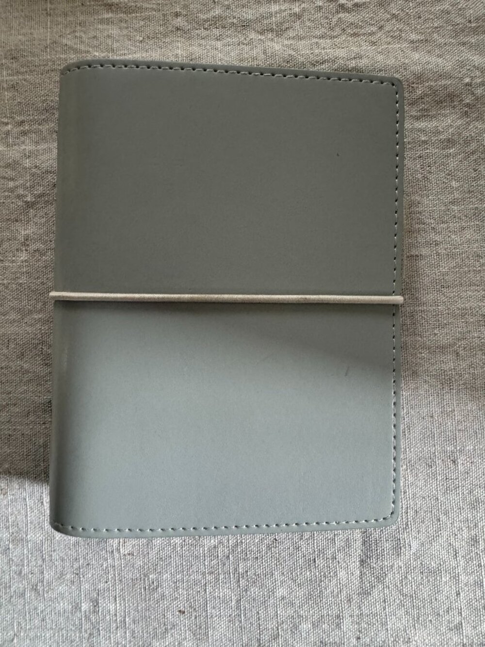 Filofax The Original Pocket Leather Organizer Planner | Light Gray / Stone